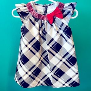 Gymboree baby Christmas plaid dress